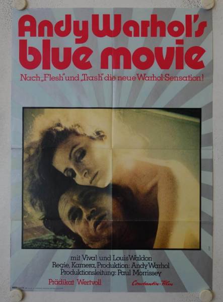 Blue Movie original release german movie poster